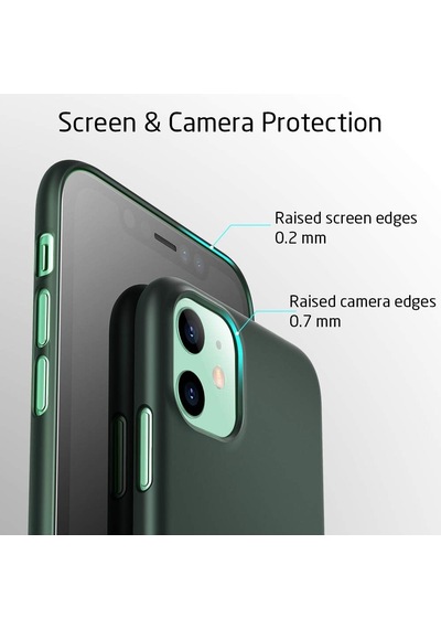 İphone 11 Pro Kılıf, Liquid Shield,pine Green