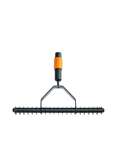 Ayrex Fiskars Aerator Tırmığı, Uzunluk: 37 Cm, Siyah/turuncu, 1000655