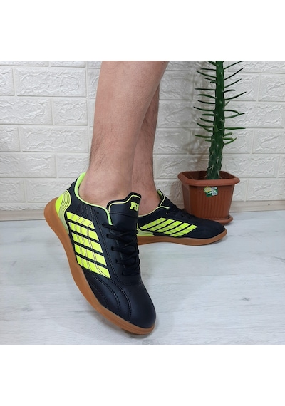 M.p 1351 Siyah-sarı Kaymaz Taban Futsal Futbol Ayakkabı Siyah - Sarı