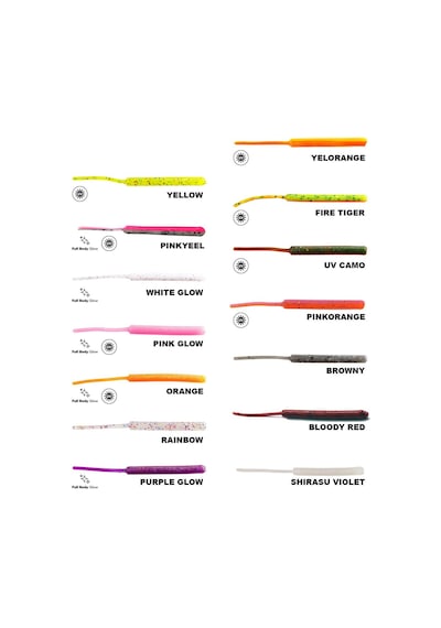 Fujin Baby Worm 5.2 Cm Floating Lrf Silikonu Fluo Green
