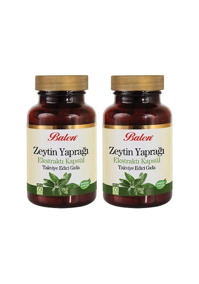 Balen Zeytin Yaprağı Ekstrat Kapsül 620Mg 60 - 2 Adet