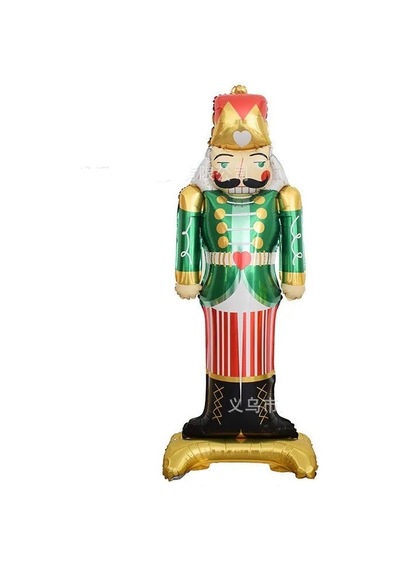 Ayaklı Yeşil Kurşun Asker Folyo Balon 120x58 Cm