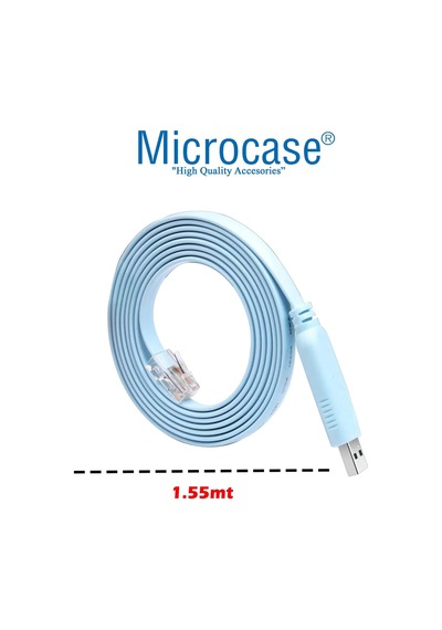 1.8mt Usb 2.0 Cisco Seri Yönlendirici Usb'den Rj45'e Çeviren Konsol Kablosu Mavi Al3948 Standart