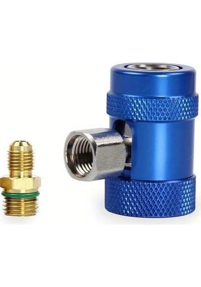 Dashanshop Land Rover Jaguar R1234yf Klima Kompresör Bağlantı Seti Kırmızı Mavi Manifold