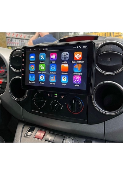Cıtroen Berlıngo 2015-2018 Multimedya Navigasyon Usb Kamera Carplayer 6 Ram