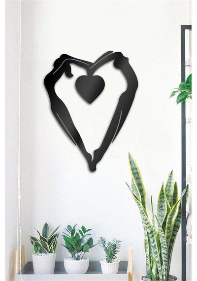 Heart Couple - Metal Tablo