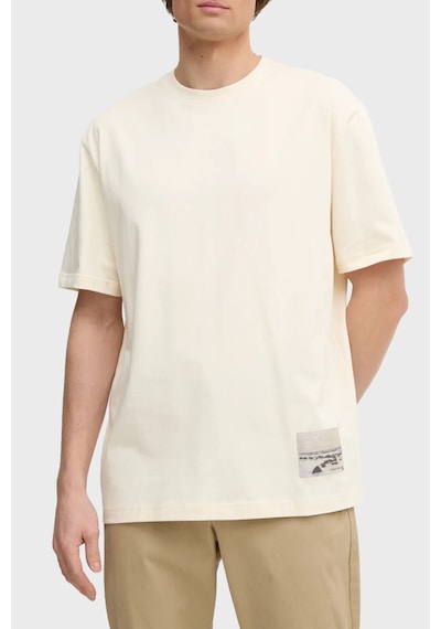 Calvin Klein Erkek T Shirt J30j327094 Yac Beyaz Beyaz