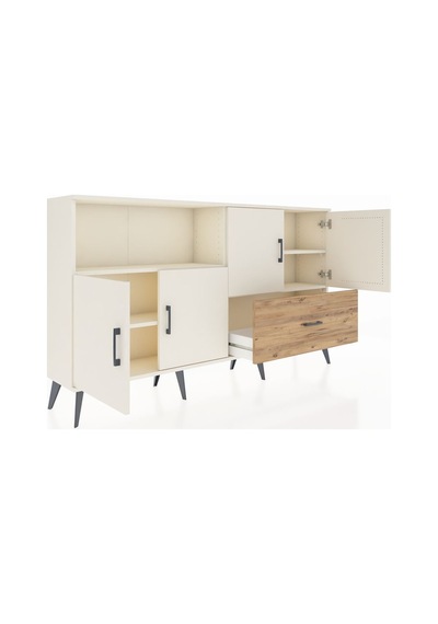 Arges Konsol 4 Raflı Tek Çekmeceli 4 Kapaklı 176x30x99 Aytaşı-ayt Aytaşı-aytaşı/çam Arges Konsol 4 Raflı Tek Çekmeceli 4 Kapaklı 176x30x99 Aytaşı-ayt Aytaşı-aytaşı/çam