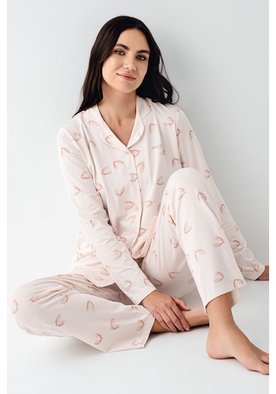 Pierre Cardin Kadın Pembe Gömlek Pijama Pc9064-s-v1 Pembe
