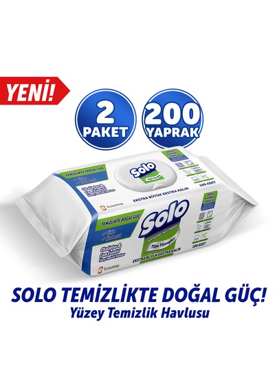 Solo Okaliptus Çam Esintisi Yüzey Temizlik Havlusu 2'li