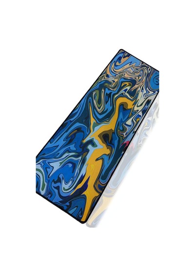 Kaymaz Mousepad Renkli Desenli Oyuncu Mouse Pad 70cm X 30cm Oyuncu Ofis Yayıncı Mousepad