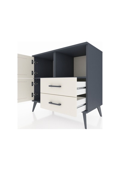 Hyperion Şifonyer 2 Raflı 2 Çekmeceli 2 Kapaklı 88x44x80 Antrasit-aytaşı Aytaşı Hyperion Şifonyer 2 Raflı 2 Çekmeceli 2 Kapaklı 88x44x80 Antrasit-aytaşı Aytaşı