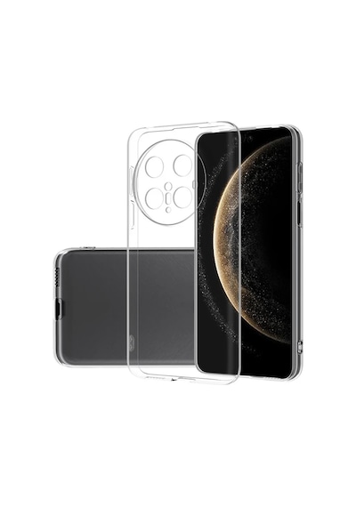 Kvy Huawei Mate 70 Pro Kamera Korumalı Süper Silikon Kılıf Şeffaf