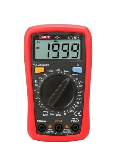 Unı-t Ut33d+ Dijital Multimetre Ölçü Aleti