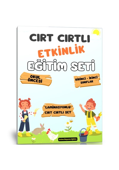 Cırt Cırtlı Etkinlik Eğitim Seti Okul Öncesi Ve 1.2. Sınıflar