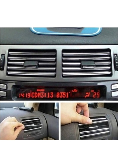 Fiat Linea Geçmeli 5 Metre Nikelaj Kapı Bagaj Koruyucu 5 Mm U Tip N11.137