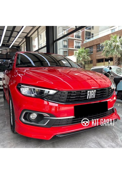 Kit Garaj Fiat Egea Makyajlı Ön Ek Plastik Boyasız