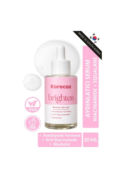 Tr %10 Niacinakarın Bölgesi Brighten Boost Serum -ton Eşitleyici, Gözenek Sıkılaştırıcı, Leke Görünümünü