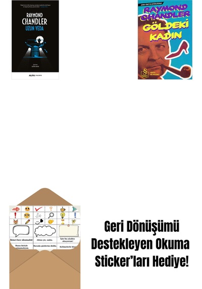 Uzun Veda + Göldeki Kadın Cep Boy + Okuma Sticker'ları