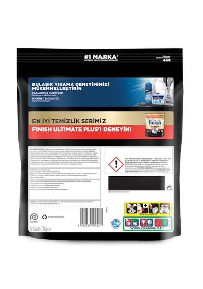 Finish Ultimate Plus Bulaşık Makinesi Deterjanı Kapsül Tablet 60 Adet