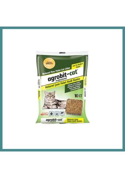 Agrobit Cat Çam Pelet Kedi Kumu 10lt 1 Adet Mac
