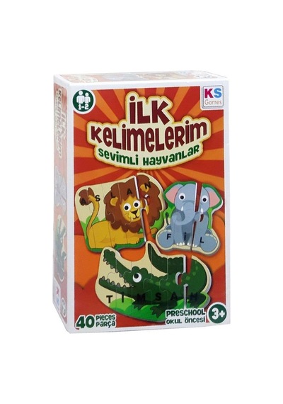 Ilk805 İlk Kelimelerim -ks Puzzle Çok Renkli