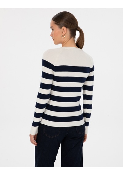 Pierre Cardin Kadın Ekru Kazak /triko 50316300-vr019 Ekru