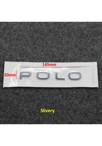 Volkswagen Polo Bagaj Yazı Abs Krom Renk Volkswagen Polo Rear