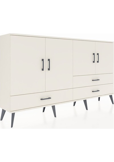 Arges Konsol 5 Raflı 3 Çekmeceli 4 Kapaklı 176x30x99 Aytaşı-aytaş Aytaşı-aytaşı