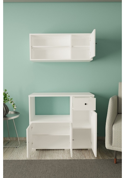 Besta 90 Cm Set Altı Dolap Beyaz - Beyaz