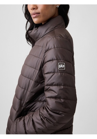 Gap V-frch Logo Lw Puffer Jkt Kadın Kahverengi Mont 910106004