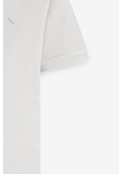 Ac&Co / Altınyıldız Classics Erkek Beyaz Slim Fit Dar Kesim Polo Yaka %100 Pamuk Kısa Kollu Tişört Beyaz