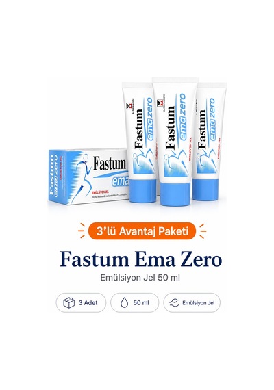 Fastum Ema Zero Emülsiyon Jel 50 Ml 3 Adet