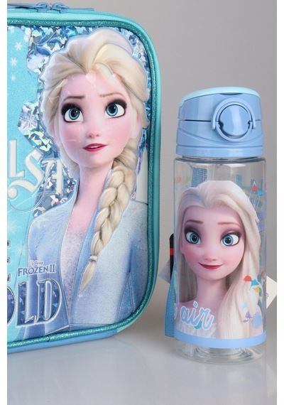 Dekomus Lisanslı Elsa Frozen "beslenme Çantası,beslenme Kabı Ve 500 Ml Trıtan Matara Okul Beslenme Seti Diğer