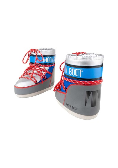 Hf04 Silver Blue Red Bot Kadın 80d1409650 Moon Boot Icon Low Space Racing Çok Renkli