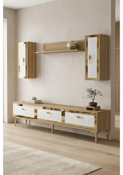 Tvr1801dbg Tuna Tv Ünitesi Takımı Safirmeşe-beyaz-gold 180cm Safirmeşe - Beyaz - Altın Tvr1801dbg Tuna Tv Ünitesi Takımı Safirmeşe-beyaz-gold 180cm Safirmeşe - Beyaz - Altın