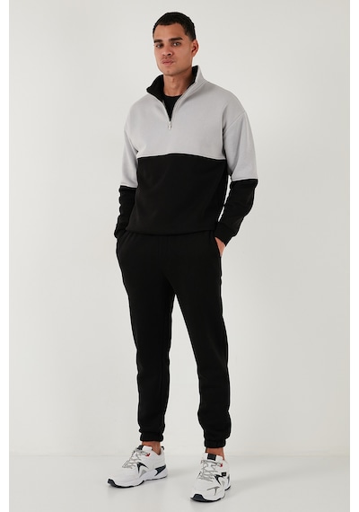 Buratti Pamuklu Regular Fit Normal Bel Lastikli Paça Cepli Erkek Eşofman Altı 59080153W4 Siyah
