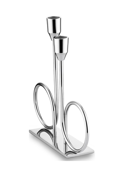 Jumbo Alula Stand Şamdan Silver Diğer