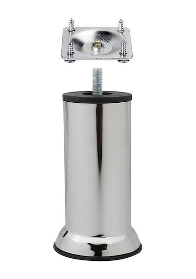 12'li Set Metal Mobilya Kanepe Koltuk Baza Yatak Çekyat Yükseltme Ayağı Ayakları M8 Civata Krom 12 Cm 6395751