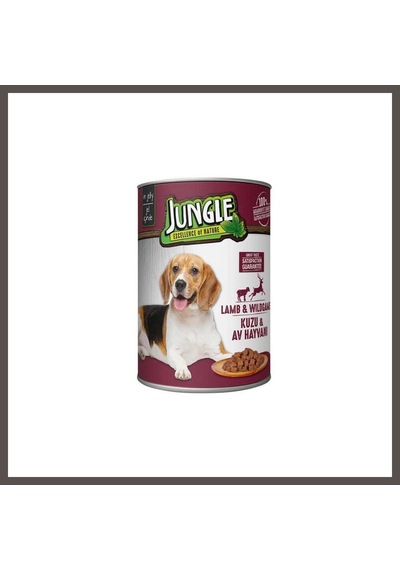 Jungle Köpek Konserve Kuzulu 400gr 1 Adet Nxrlvng