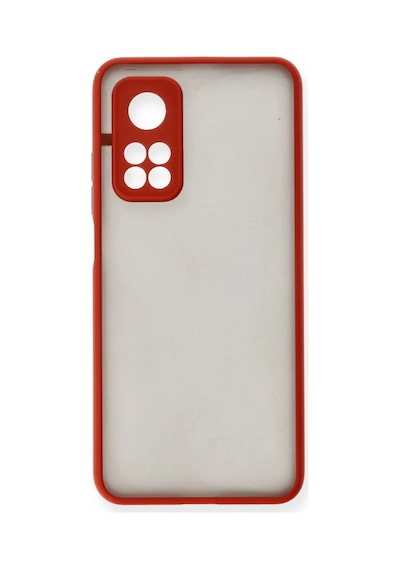Xiaomi Mi 10t Uyumlu Kılıf Montreal Silikon Kapak - Kırmızı