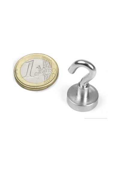 16 MM Pot Mıknatıs - Güçlü Neodyum Askı Kanca Mıknatıs