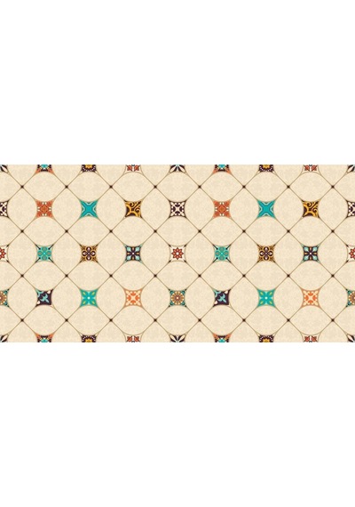 Yer Kaplama Zemin Kaplama Folyosu 65x130 Cm Majolika Desen 2