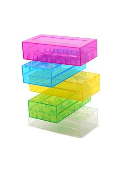 Plastik Pil Taşıma Kutusu Pembe 18650