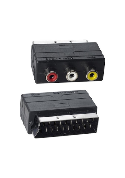 Pm-2067 Scart Erkek-rca Di Şi Ara Mi Ni Adaptör