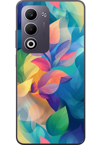 Oppo A5 4g Uyumlu Yumuşak Dalgalı Baskılı Silikon Kılıf Renkli