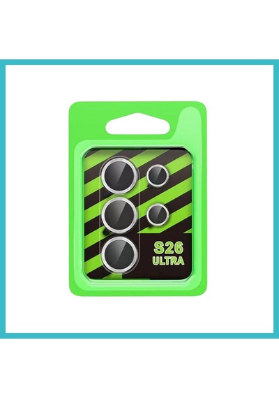 Bezos Samsung Galaxy S26 Ultra Uyumlu Raze Metal Kamera Lens - Gümüş Dfnbez