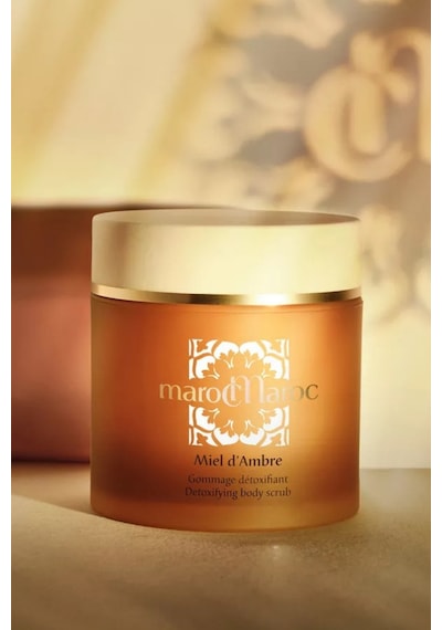 Marocmaroc Detoxifying Body Scrub 200ml Miel D'ambre, Canlandırıcı Ve Lüks Vücut Peelingi