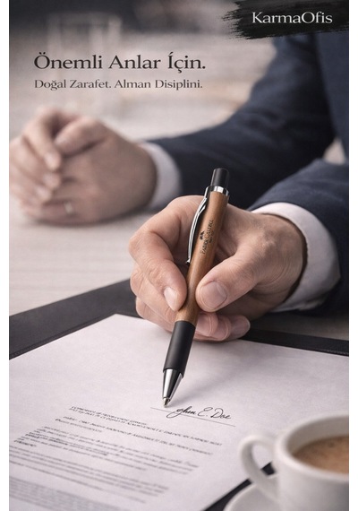 Faber-castell Ambition Armut Ağacı Tükenmez Kalem Alman Üretim, Doğal Ahşap Gövde, Prestij Serisi Diğer