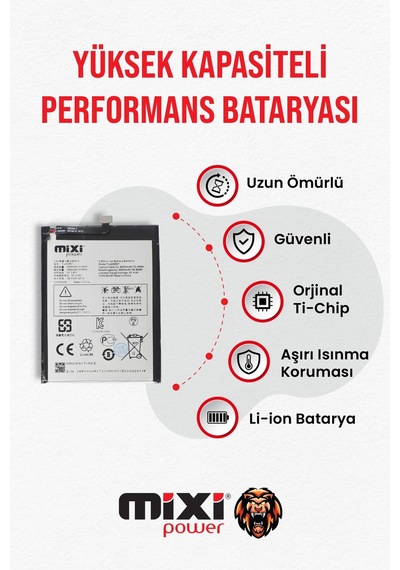 Tcl 10l T770h Uyumlu Tam Kapasite Batarya